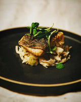 Striped Bass with Kohlrabi Salad