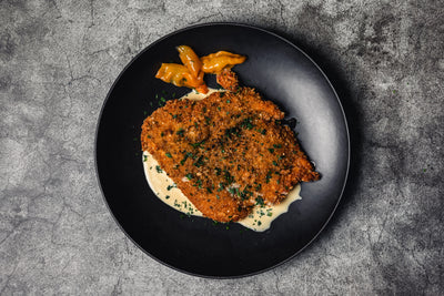 Chicken Paillard w/ Mustard Sauce